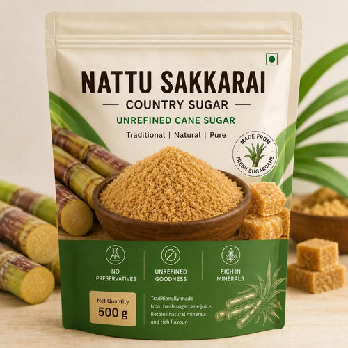 Nattu Sakkarai – Unrefined Cane Sugar