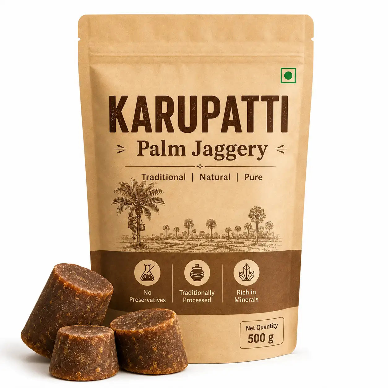 Karupatti – Traditional Palm Jaggery