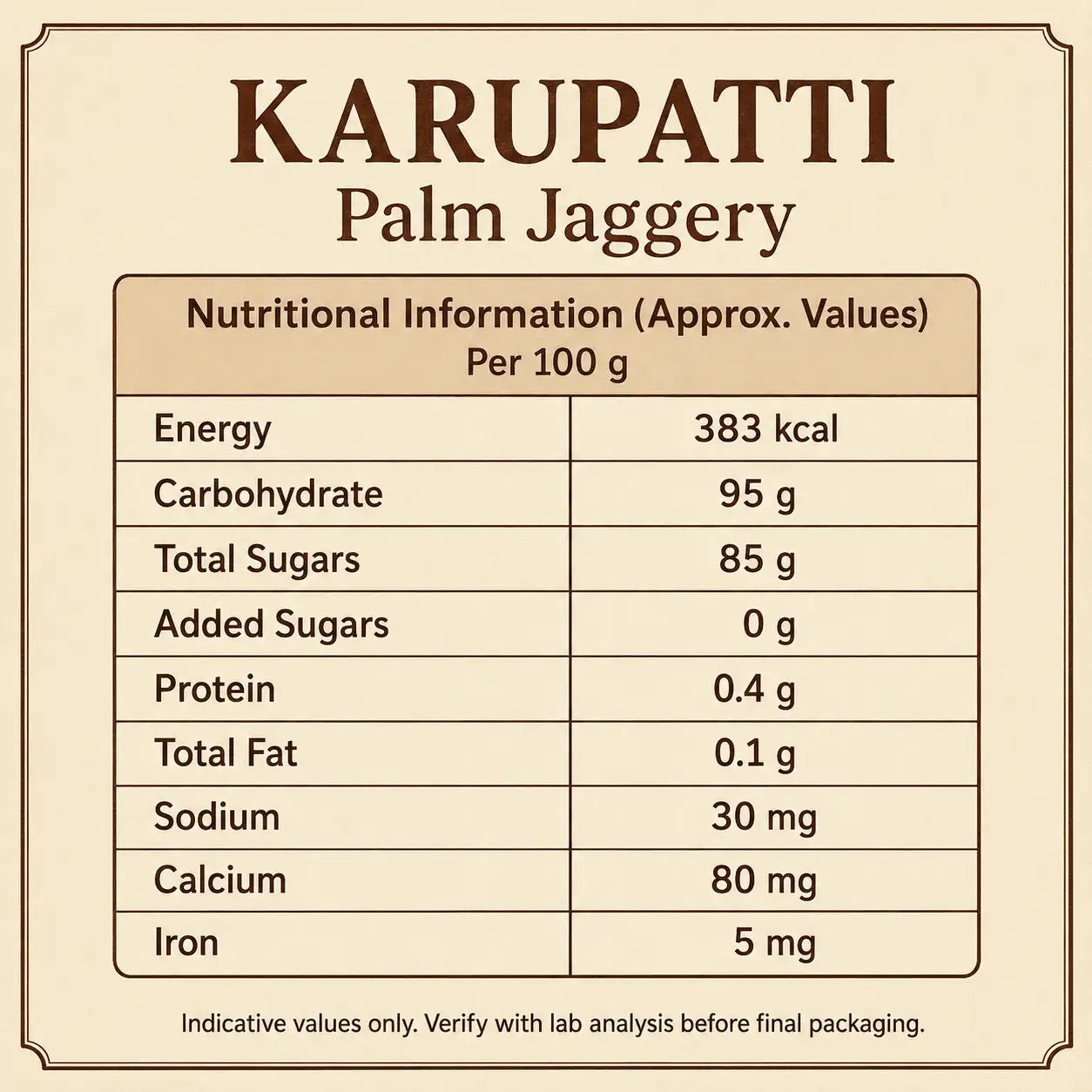 Karupatti – Traditional Palm Jaggery
